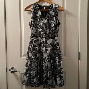 Drop Waist Floral Cocktail Dress